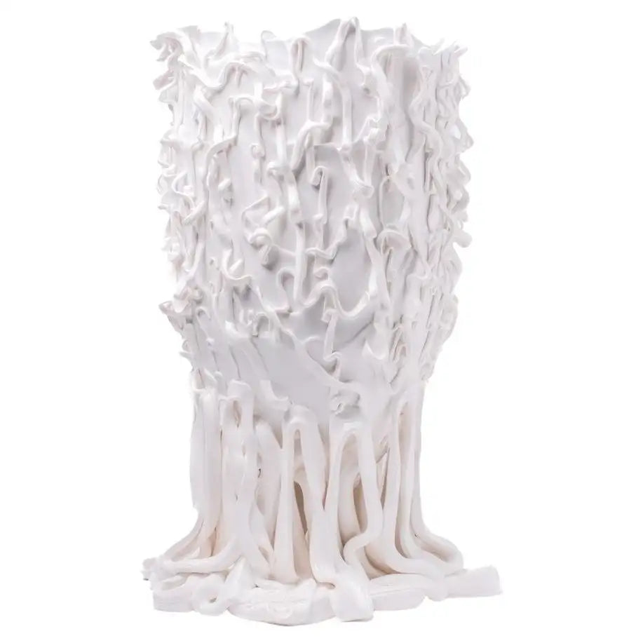 Contemporary Fish Design Gaetano Pesce Medusa XL Vase Soft Resin White