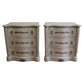Lovely Pair Of Painted French Provincial Style Nightstands