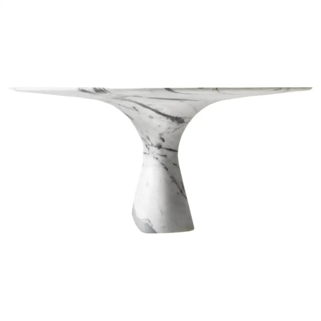 Contemporary Oval Marble Dining Table 290/75