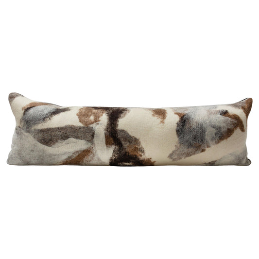 Felted Wool Front Tahoe Hand‑Felted Wool Body Pillow