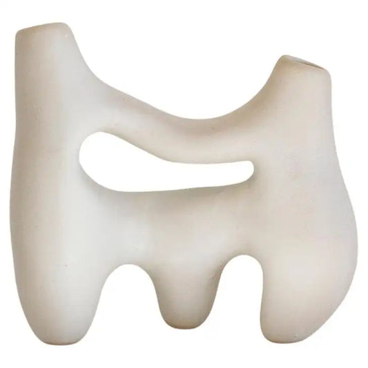 Symbiosis Clay Vase - Bone White