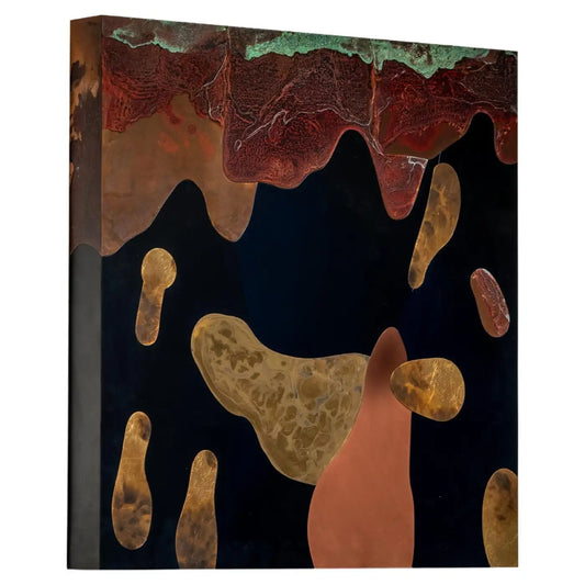 Limited Edition Skydrop Wall Art I made in Pure Copper and Brass