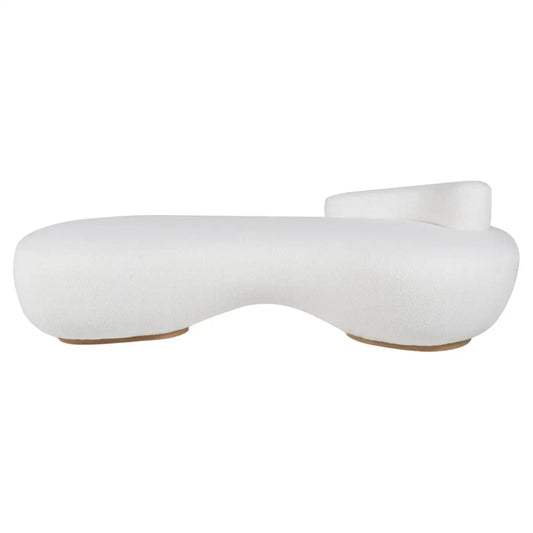 White shoe on a white background