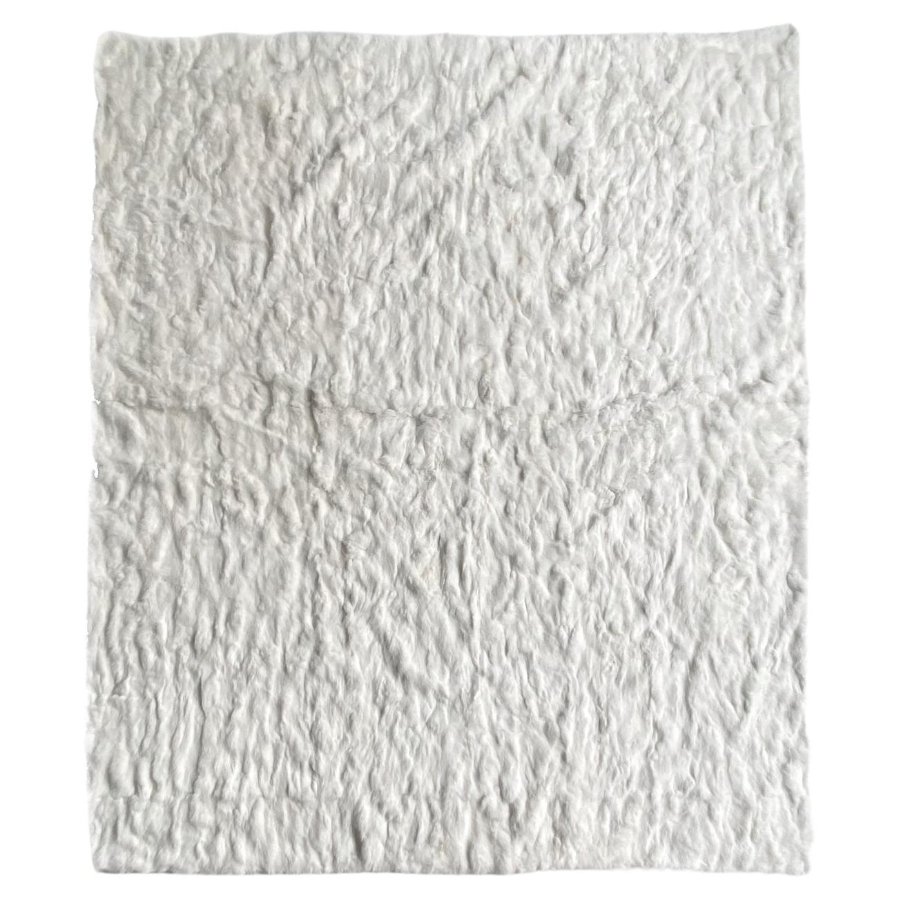 White Rabbit Fur Blanket – 7x8 ft King Size (Customizable)
