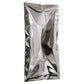 'Crush' inflated metal wall art large, stainless steel