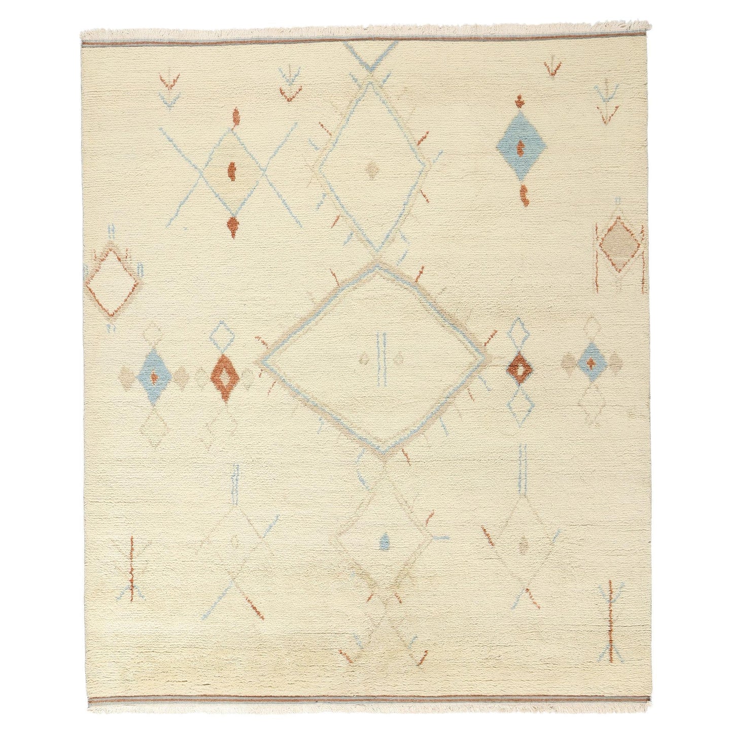 Desert Harmony Modern Moroccan Wool Rug – 254 x 300 cm