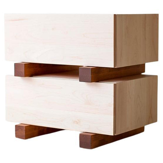 Santa Fe Modern Maple Nightstand – Handmade in USA