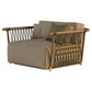 Tupi Outdoor Armchair – Wooden Frame with Nautical Rope & Stainless Steel Details, 2025