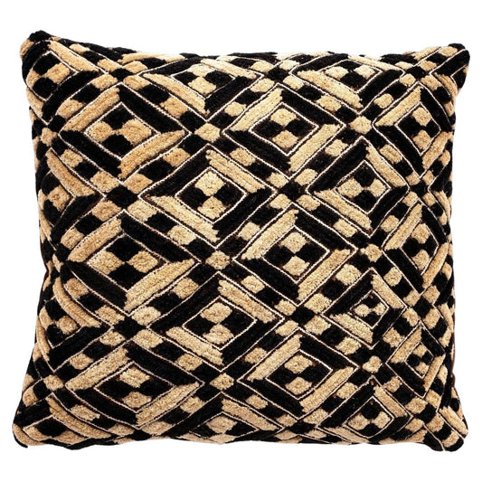 Large Vintage African Kuba Cloth Cushion