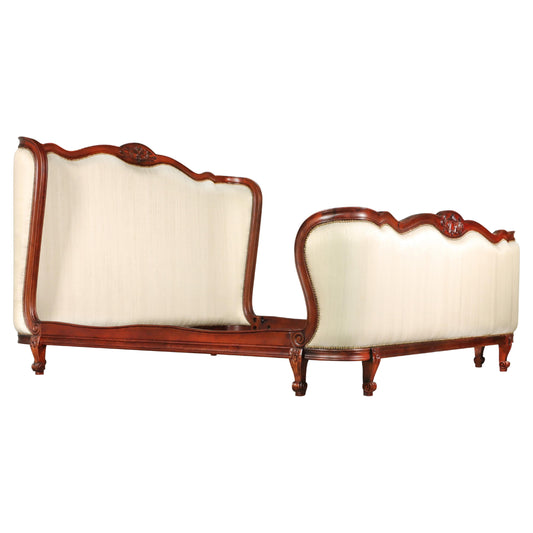 Contemporary Louis XV Style King Bed with Custom Carving