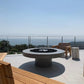 Floating Concrete Fire Pit Table