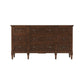 French Directoire Style Nine-Drawer Walnut Dresser