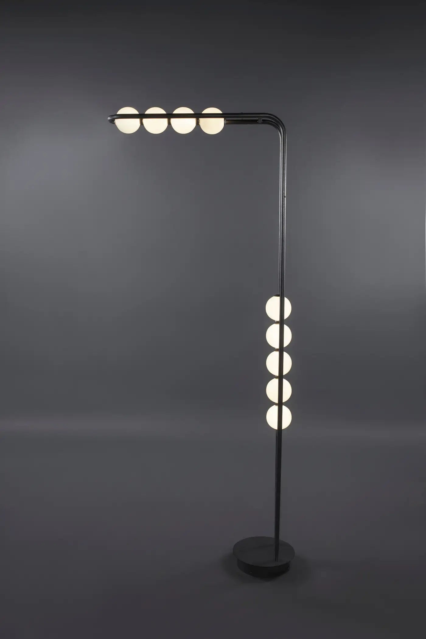 The L Bent Standing Lamp with Integrated LED and MS Powder Coating