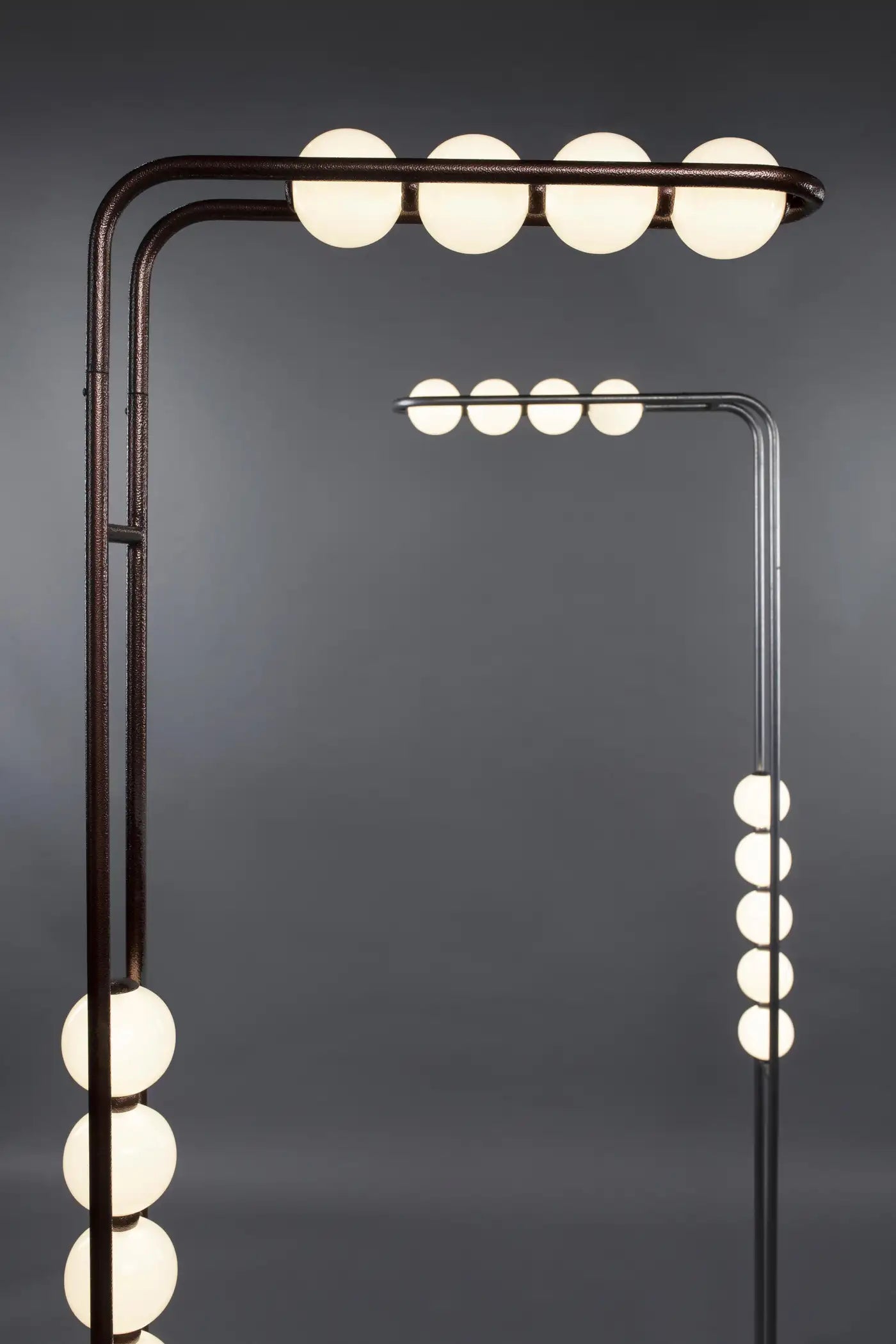 The L Bent Standing Lamp with Integrated LED and MS Powder Coating