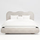 Dandy King Bed in Camio Textured Boucle Fabric