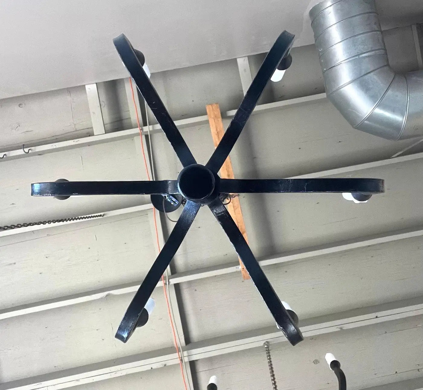 Benedict Wrought Iron Chandelier
