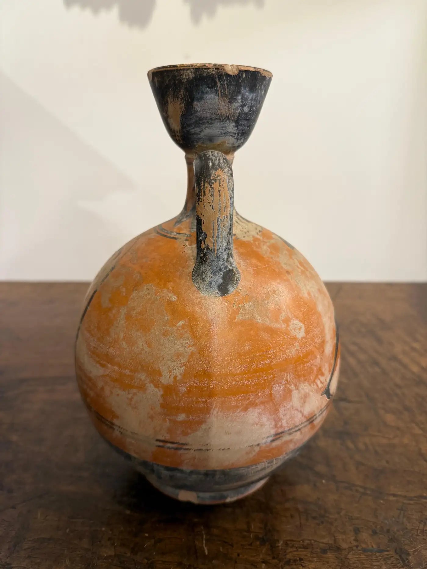 A Greek Black Figure Style Grand Tour Squat Lekythos, 19th Century