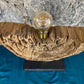 Modern Organic Driftwood Table Lamp with LED Lightbulb Ball, 2021