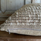 Villa Hand-Made Wool Pillow with Down Feather Insert