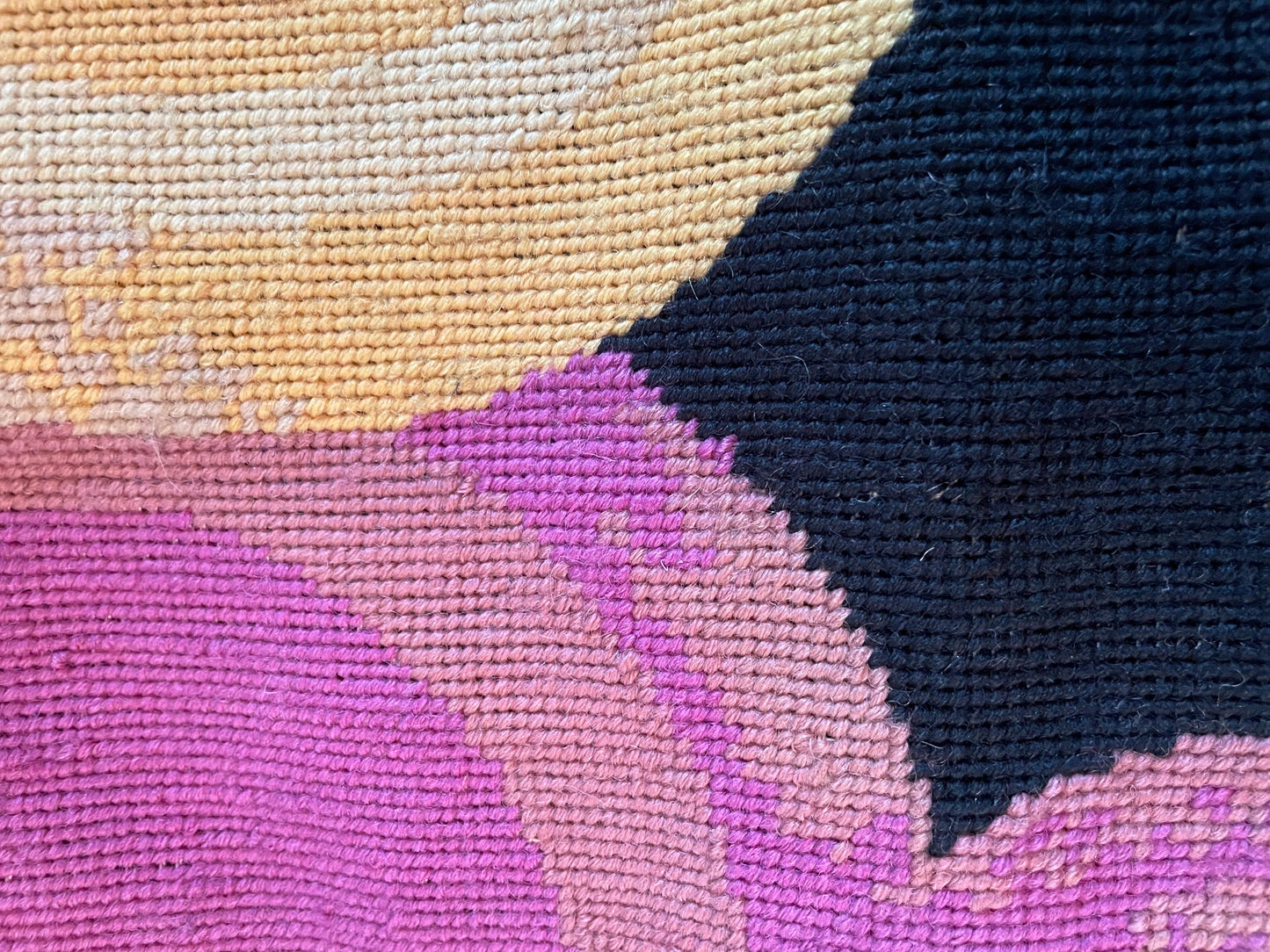 Needlepoint Modern Wool Pillow Case 46 x 46 cm