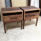 Classic Modern Nightstand Set – Solid Walnut, Set of 2
