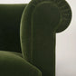 Custom Hand-Made Sofa Any Dimension, Brass Lion Paw Feet, with Horsehair, Cotton