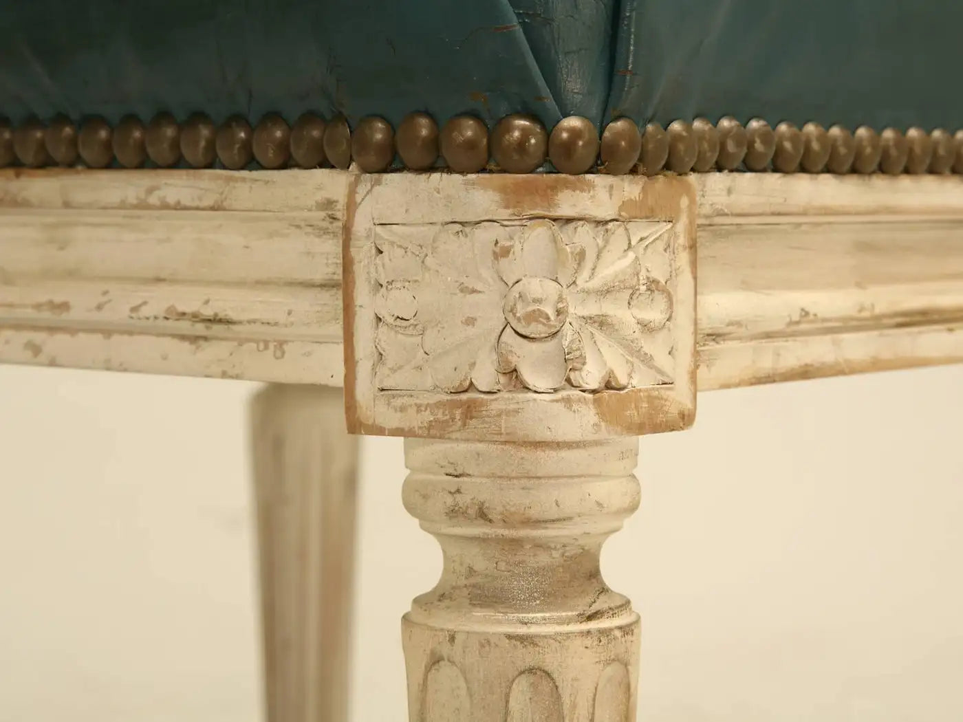 Louis XVI Style Hand-Carved Side Chairs – Custom Finish, Armchair Available