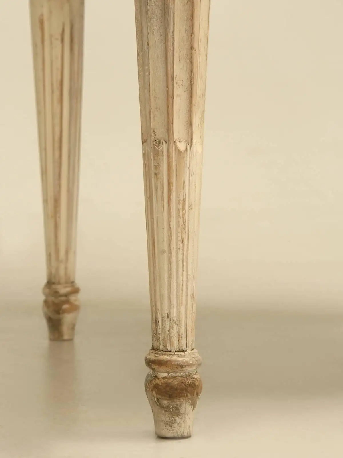 Louis XVI Style Hand-Carved Side Chairs – Custom Finish, Armchair Available