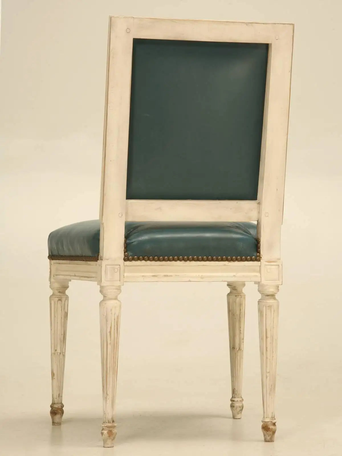 Louis XVI Style Hand-Carved Side Chairs – Custom Finish, Armchair Available
