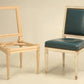 Louis XVI Style Hand-Carved Side Chairs – Custom Finish, Armchair Available
