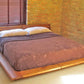 Platform, Rift Queen Bed, Mid-Century Modern, Hardwood, Custom