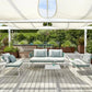 Modern Green Outdoor or Indoor Sofa in Metal and Rope, 21 Century