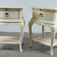 Ivory Single Drawer Bedside Nightstands Tables
