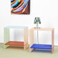 Translucent Hand-Dyed Acrylic Tone Nightstand – Customizable Colors