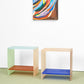 Translucent Hand-Dyed Acrylic Tone Nightstand – Customizable Colors