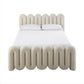 Serpentine Upholstered Queen Bed