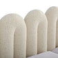 Serpentine Upholstered Queen Bed