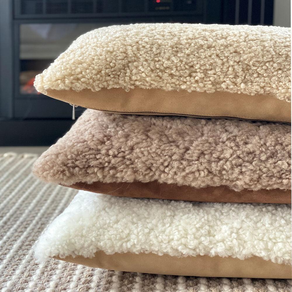 Large Shearling Euro Pillow 60×60 cm