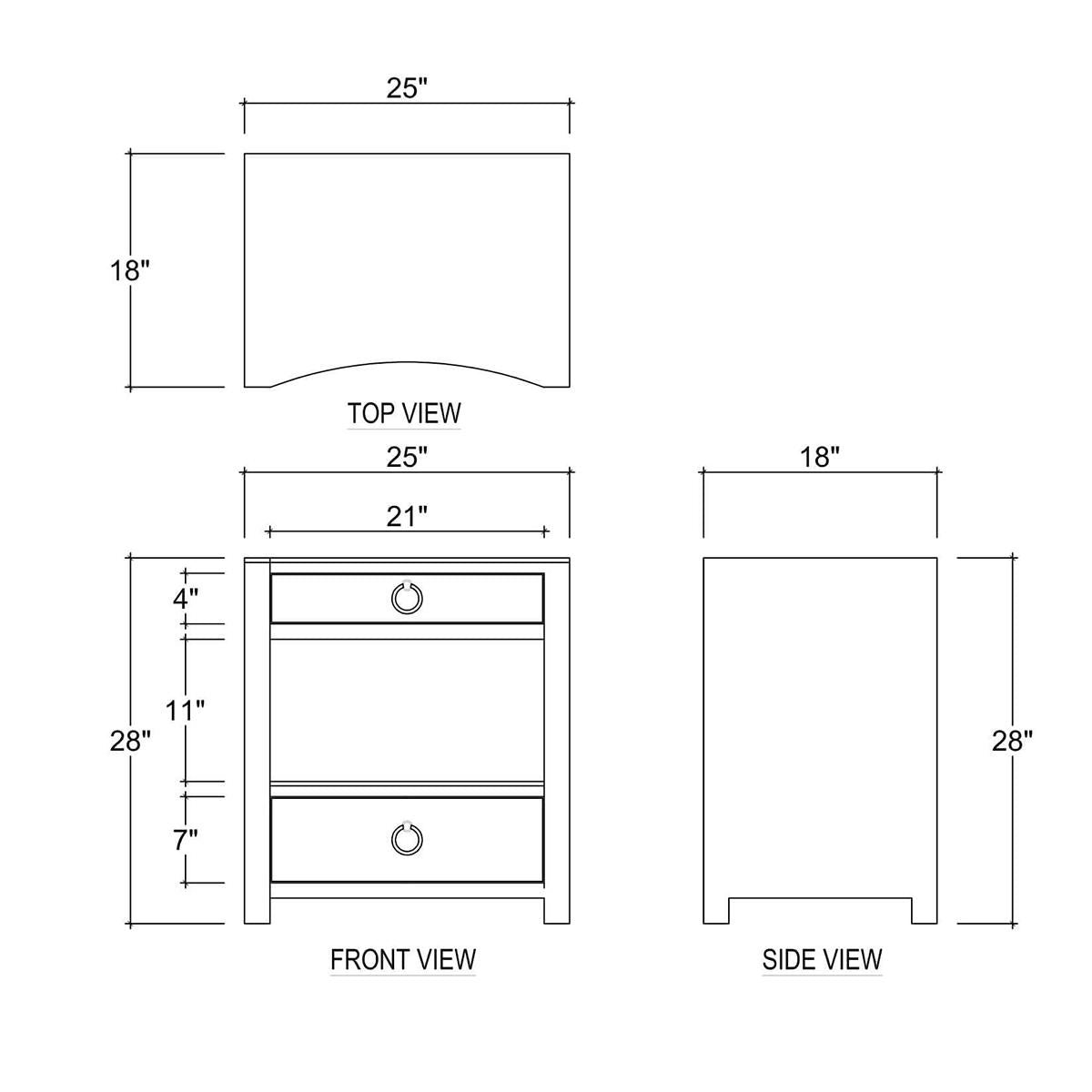 White Linen Wrapped Nightstand – Modern Minimalist Design