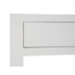 White Linen Wrapped Nightstand – Modern Minimalist Design