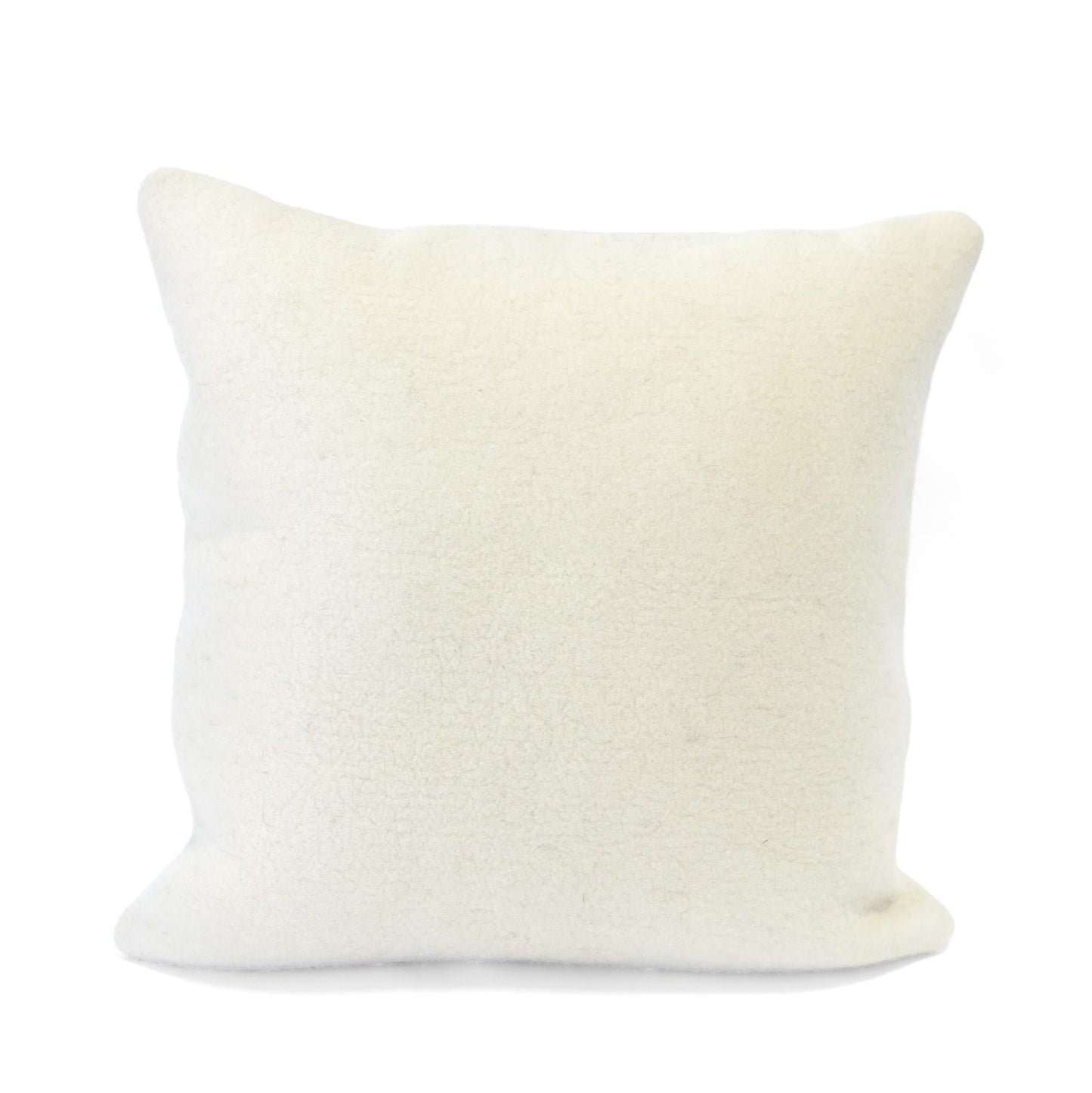 Grey Ribbon Hand‑Felted Wool Pillow
